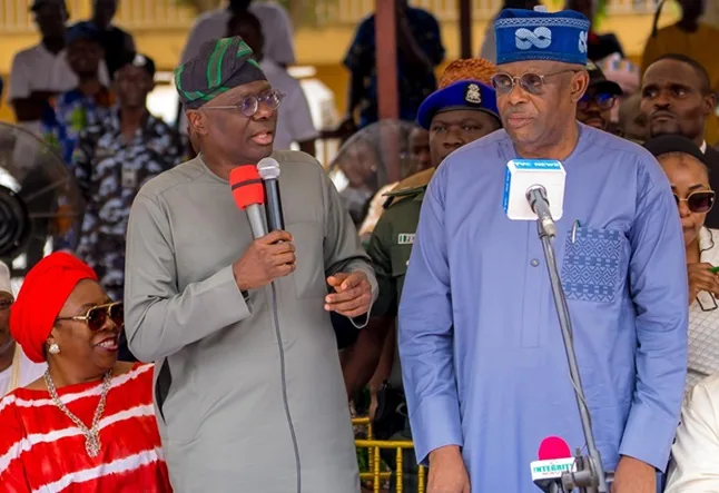 Hon. Faleke speaking at a constituency empowerment event